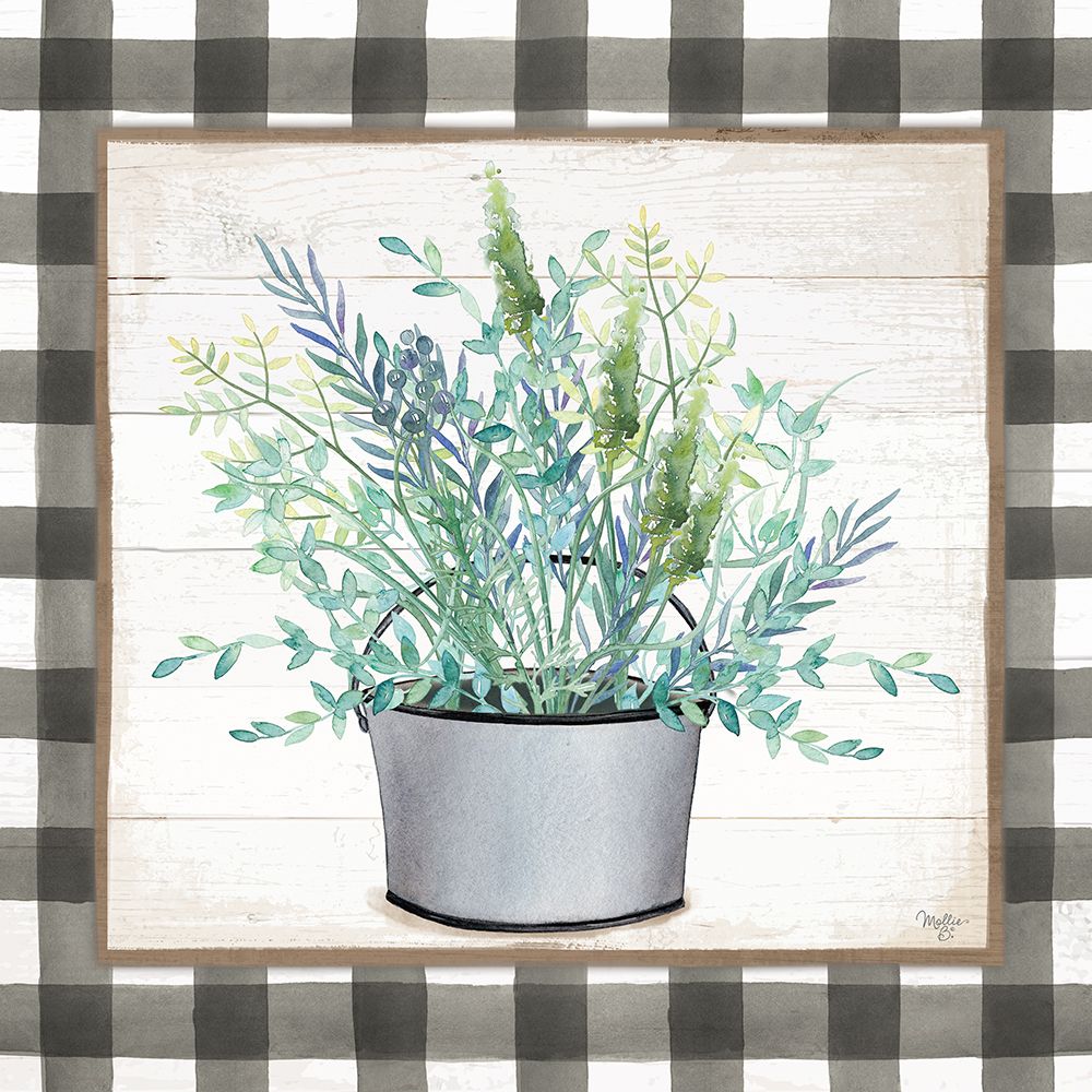 Potted Herbs II art print by Mollie B. for $57.95 CAD