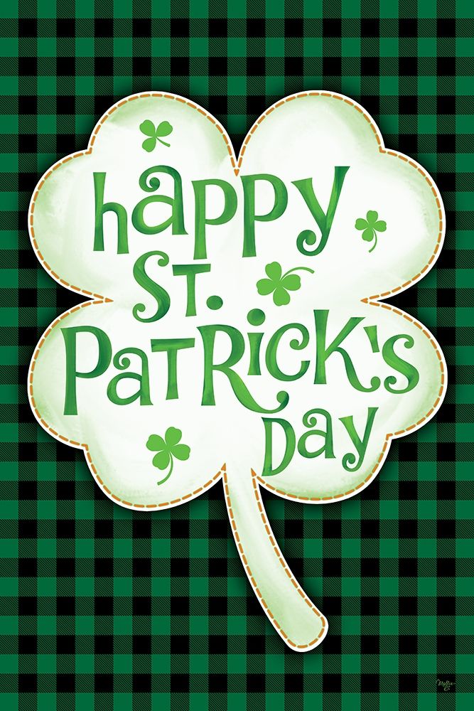 Happy St. Patricks Day art print by Mollie B. for $57.95 CAD
