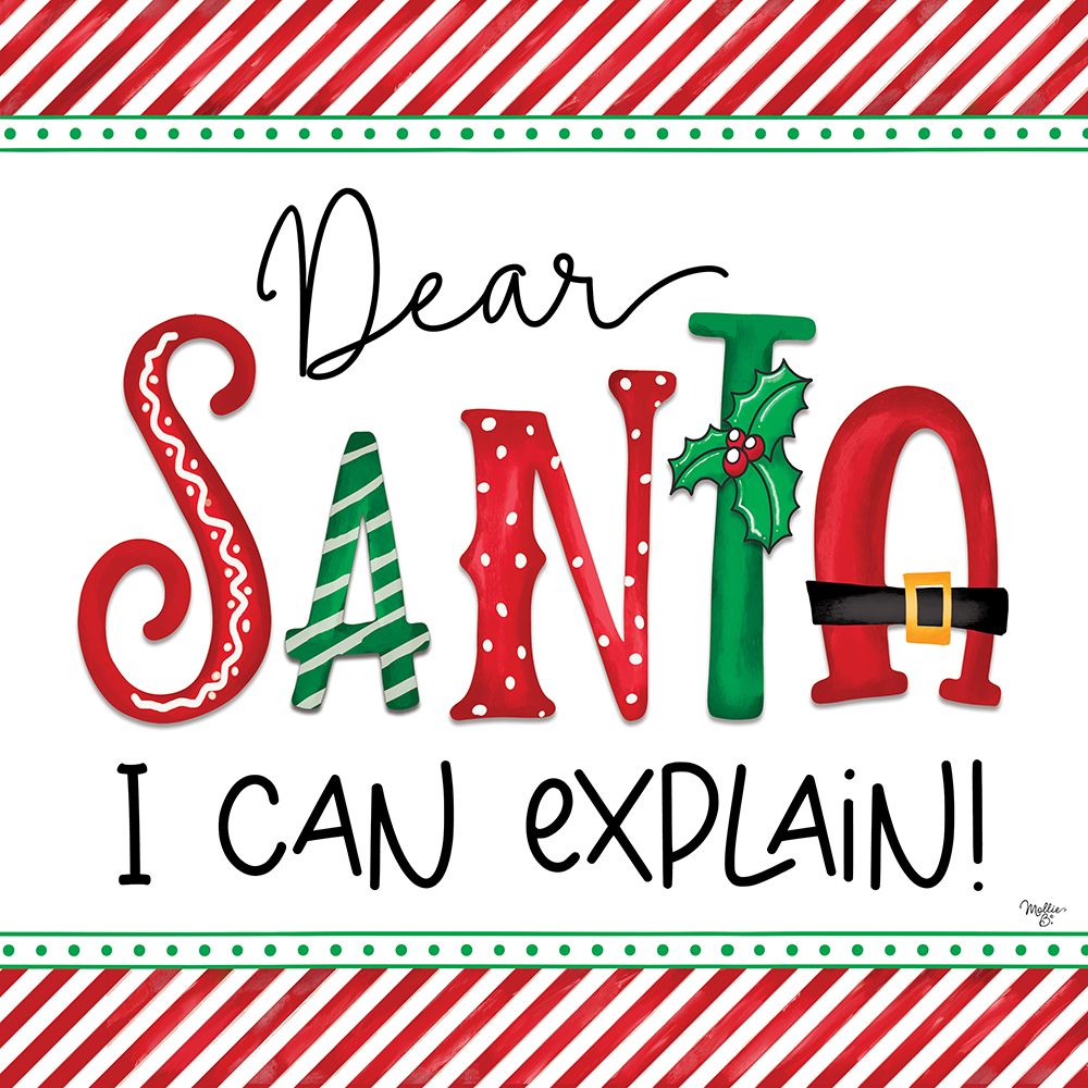 Dear Santa art print by Mollie B. for $57.95 CAD