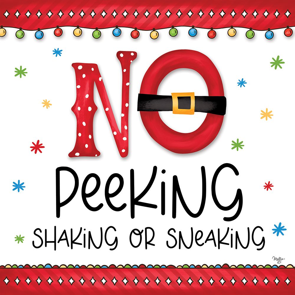 No Peeking art print by Mollie B. for $57.95 CAD