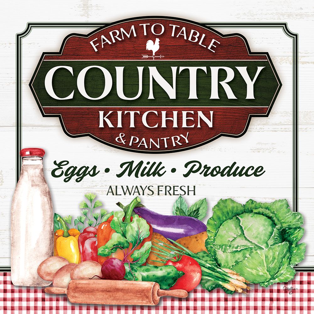 Country Kitchen art print by Mollie B. for $57.95 CAD