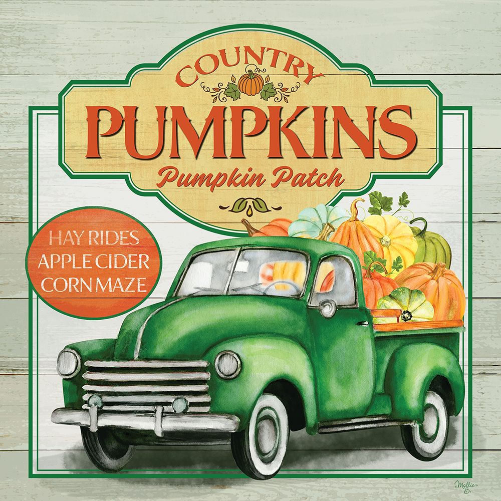 Pumpkin Patch art print by Mollie B. for $57.95 CAD