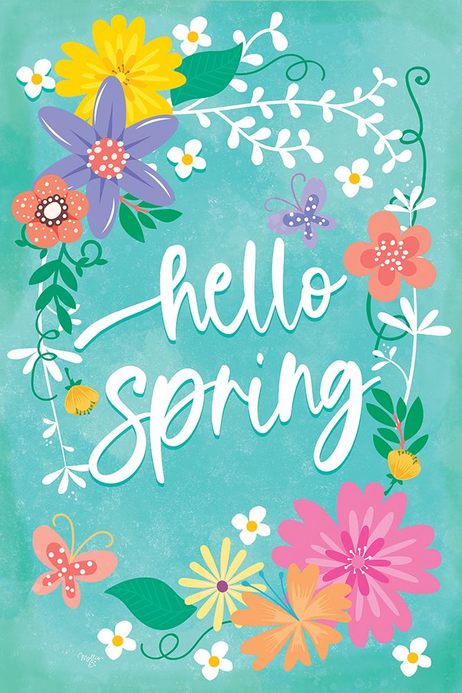 Hello Spring I art print by Mollie B. for $57.95 CAD