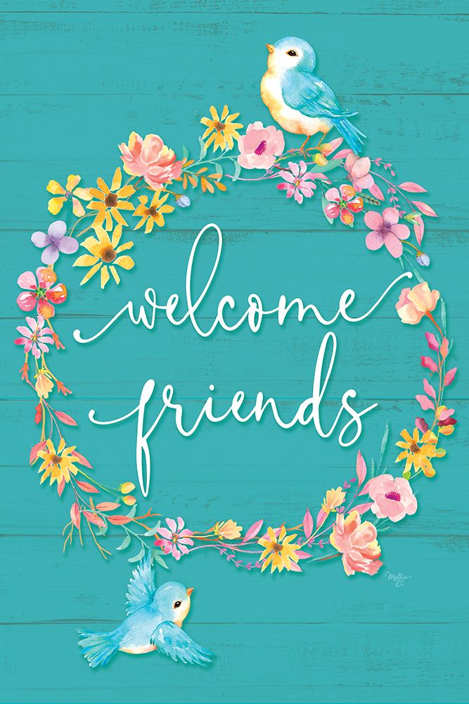 Welcome Spring Family art print by Mollie B. for $57.95 CAD