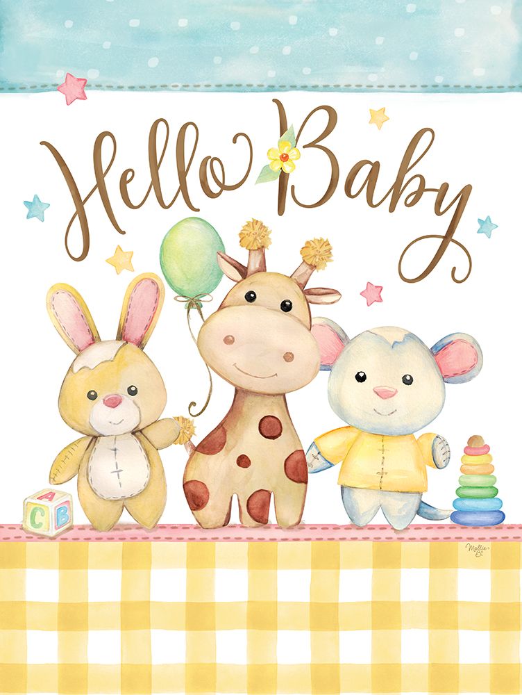 Baby Illustration art print by Mollie B. for $57.95 CAD