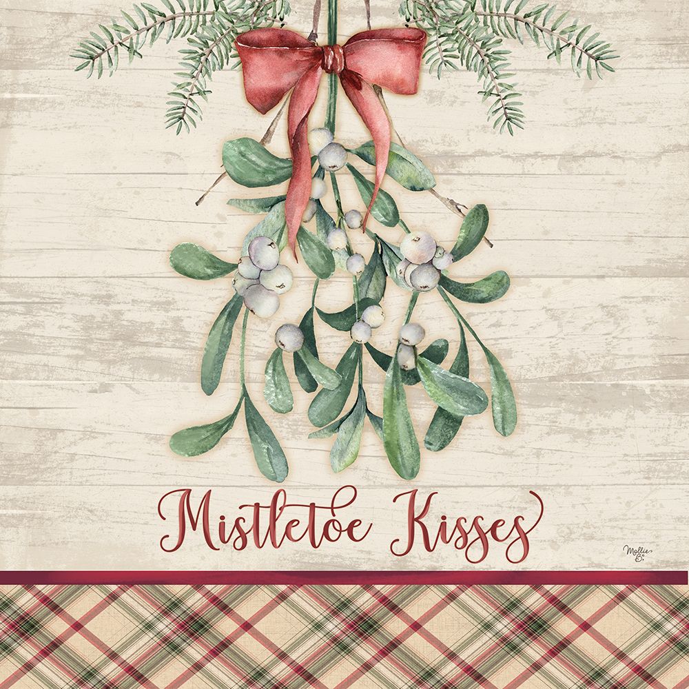 Mistletoe Kisses art print by Mollie B. for $57.95 CAD