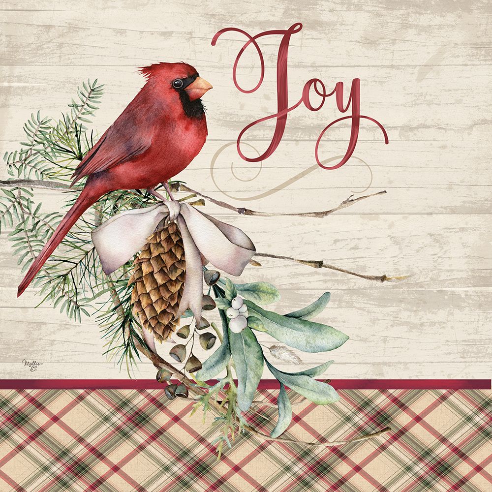Cardinal Joy art print by Mollie B. for $57.95 CAD