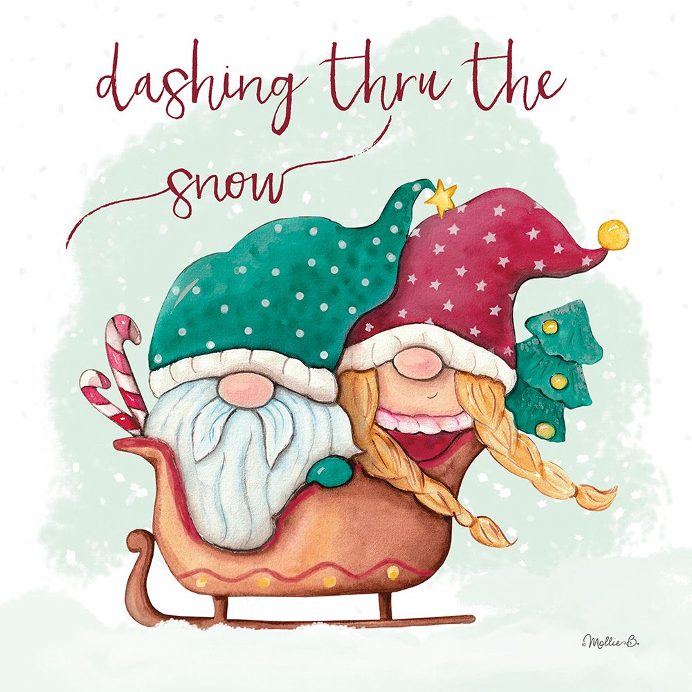 Dashing Thru the Snow art print by Mollie B. for $57.95 CAD
