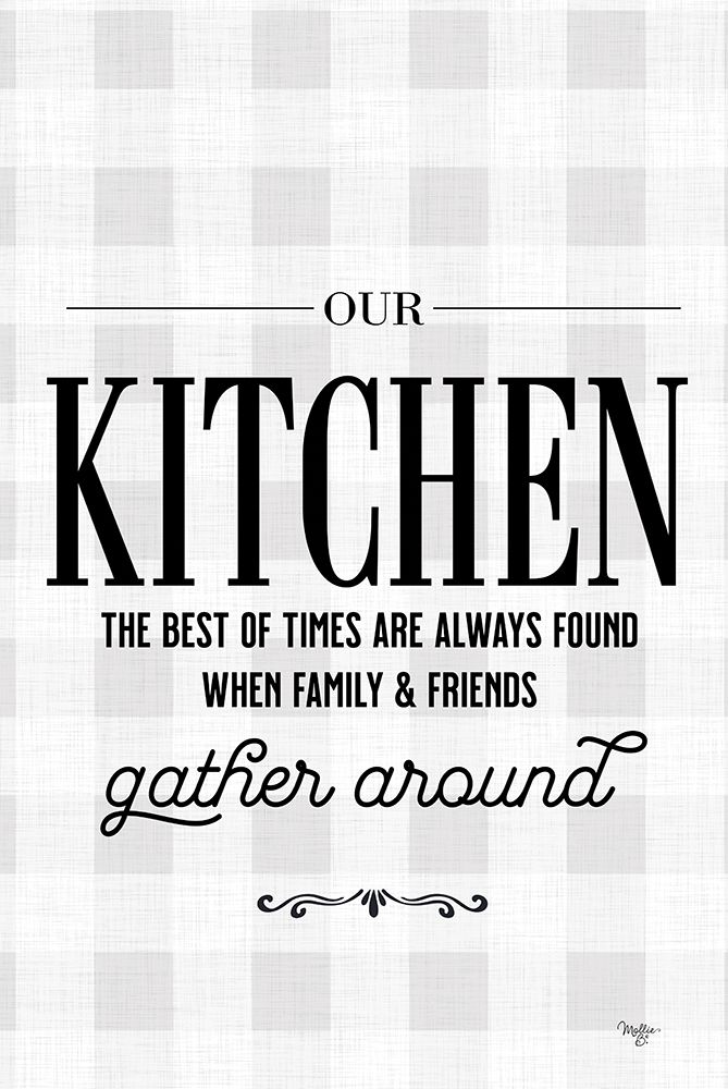 Our Kitchen Gather Around art print by Mollie B. for $57.95 CAD