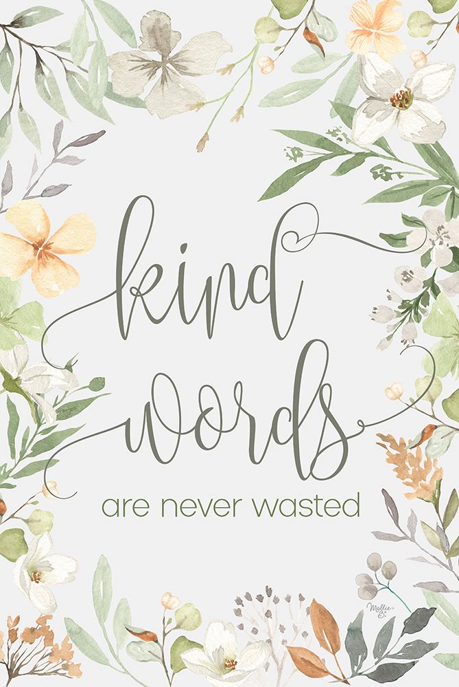 Kind Words art print by Mollie B. for $57.95 CAD