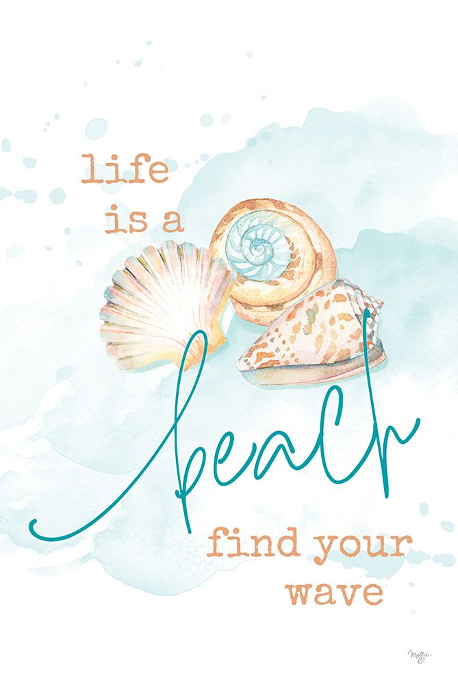 Life is a Beach art print by Mollie B. for $57.95 CAD