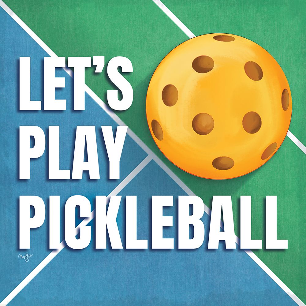 Lets Play Pickleball art print by Mollie B. for $57.95 CAD