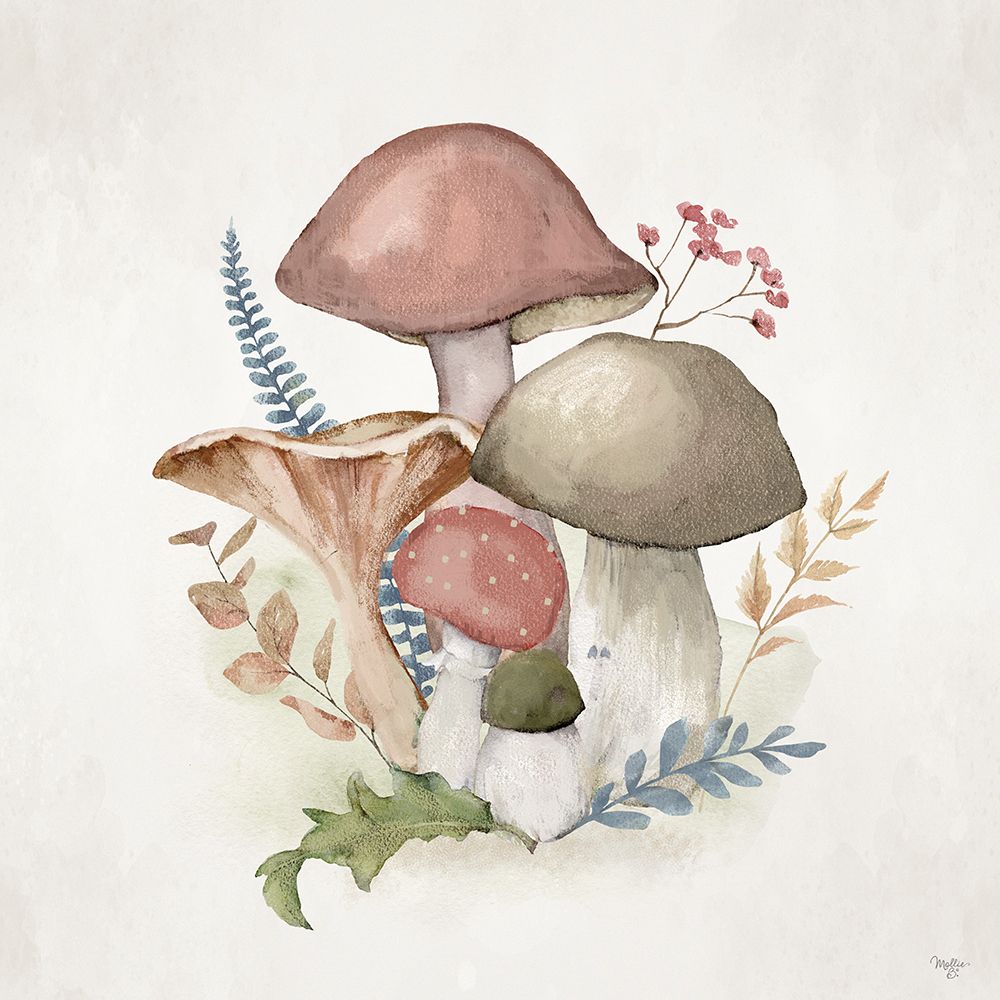 Mushroom Haven II art print by Mollie B. for $57.95 CAD