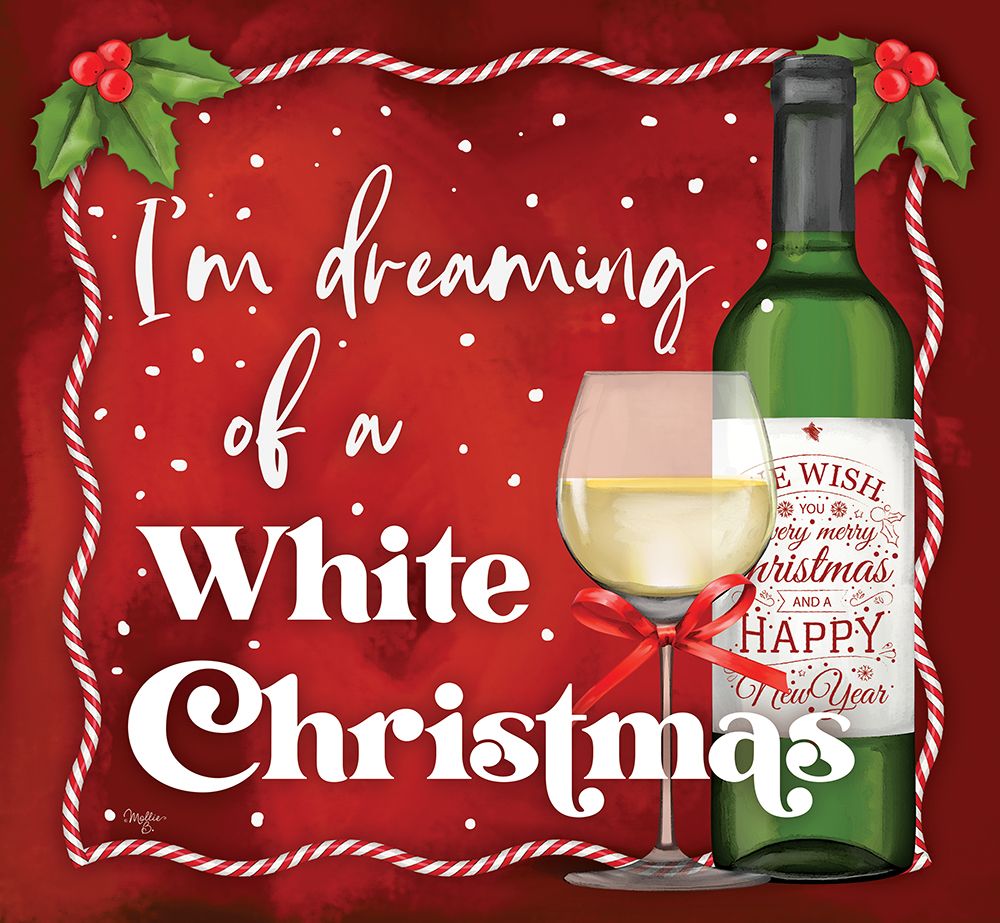 White Christmas art print by Mollie B. for $57.95 CAD