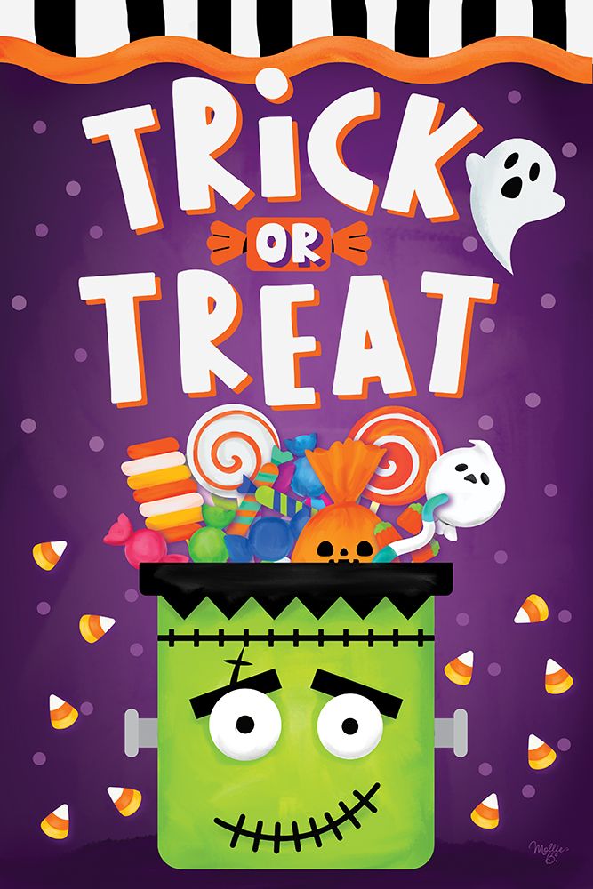 Trick or Treat art print by Mollie B. for $57.95 CAD