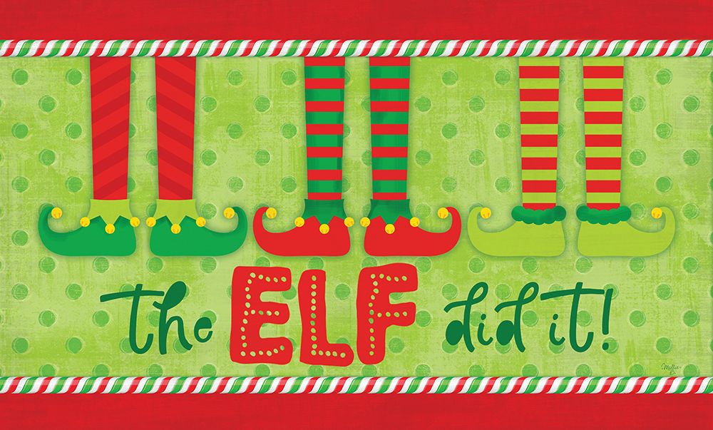 The Elf Did It art print by Mollie B. for $57.95 CAD