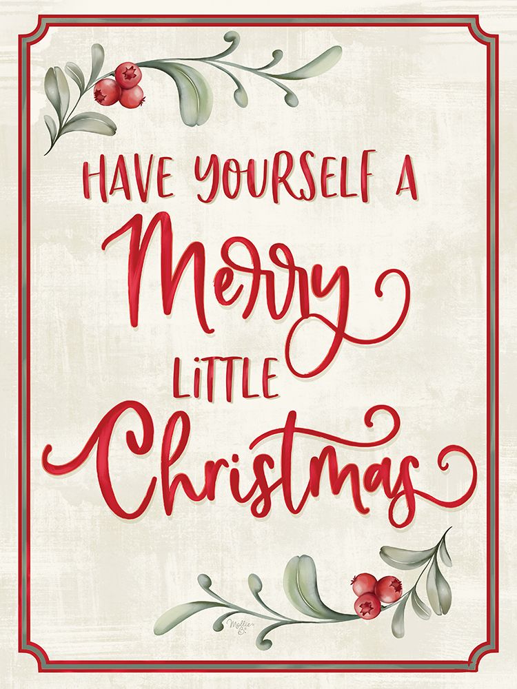 Merry Little Christmas art print by Mollie B. for $57.95 CAD