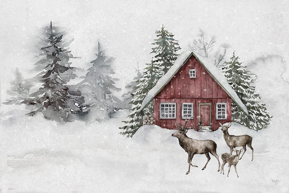 Snow-Kissed Solitude art print by Mollie B. for $57.95 CAD