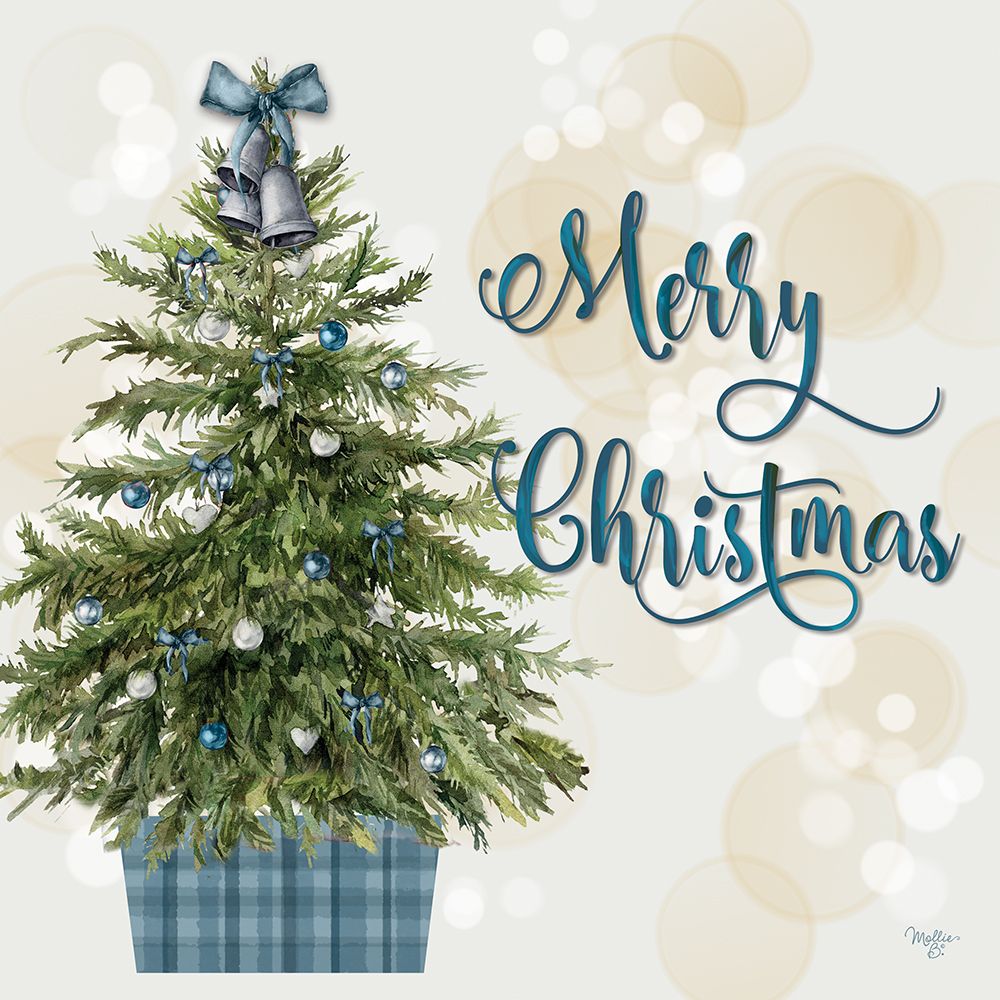 Little Christmas Tree art print by Mollie B. for $57.95 CAD