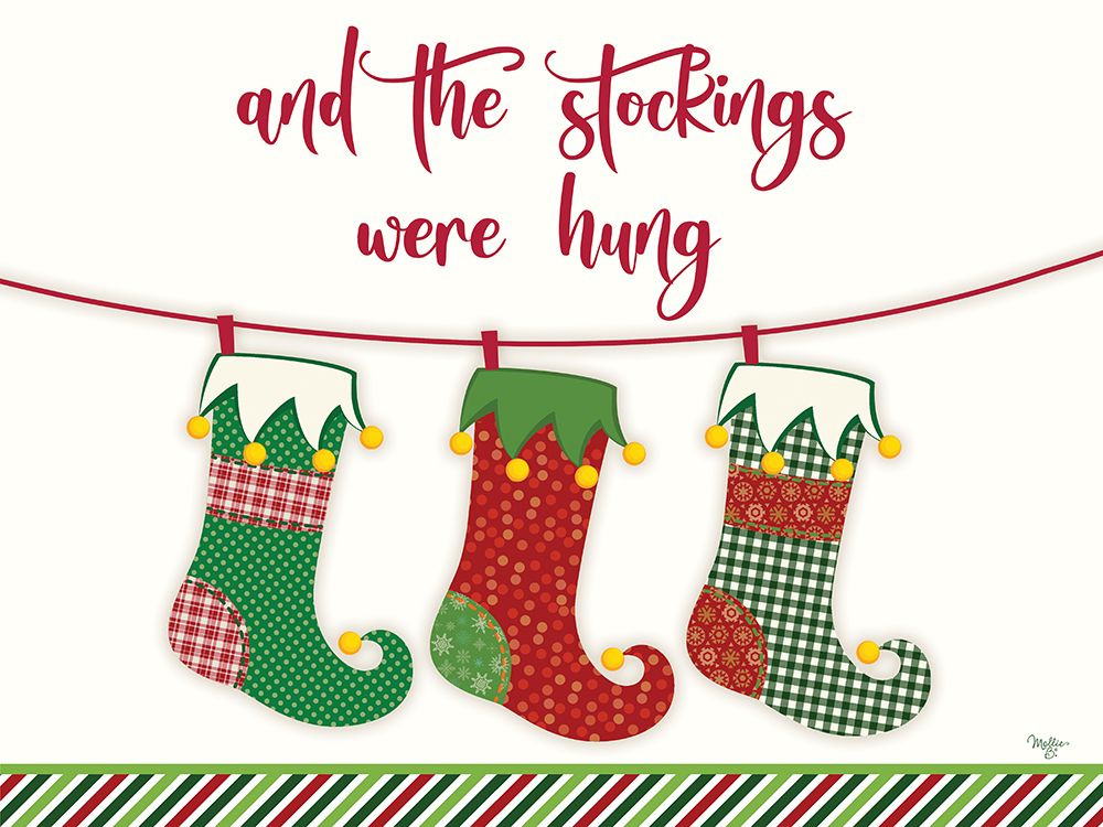 And the Stockings Were Hung art print by Mollie B. for $57.95 CAD
