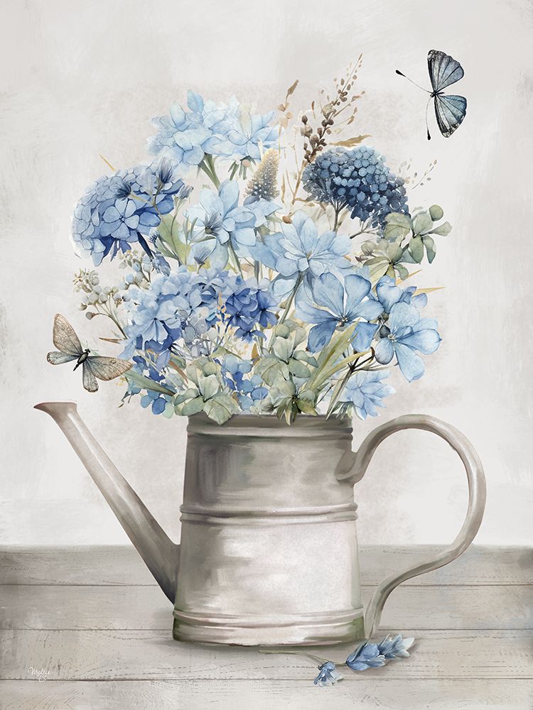 Farmhouse Blue Harmony II art print by Mollie B. for $57.95 CAD
