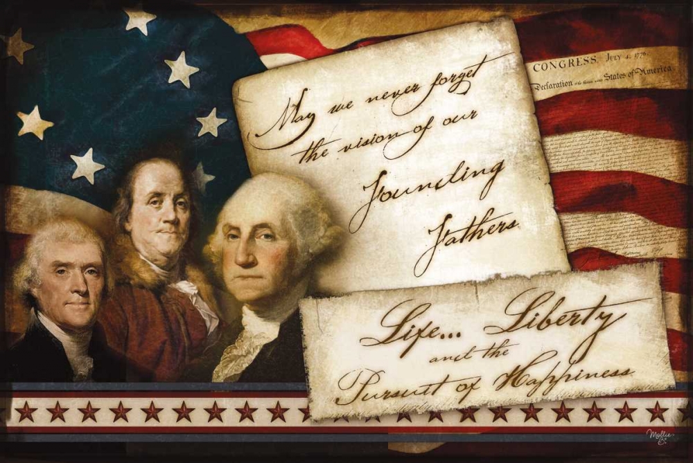 Founding Fathers art print by Mollie B. for $57.95 CAD