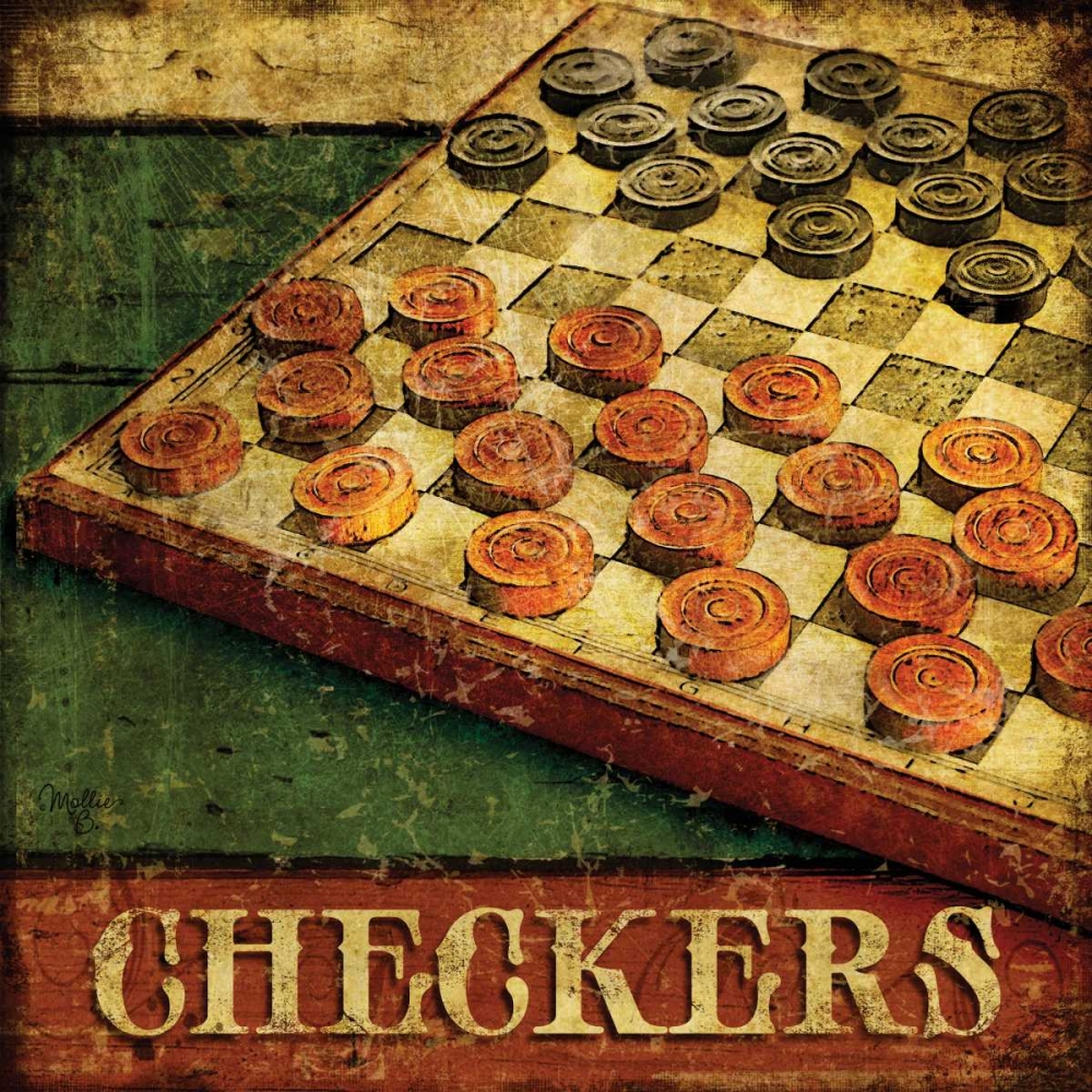 Checkers art print by Mollie B. for $57.95 CAD