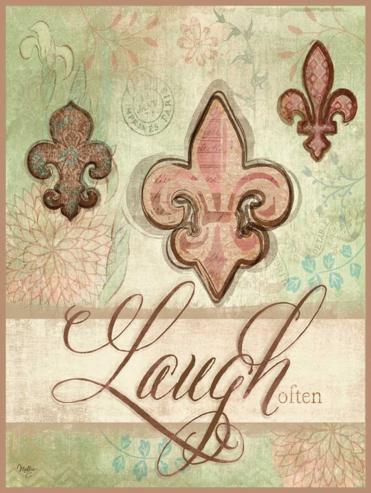 Laugh Often art print by Mollie B. for $57.95 CAD