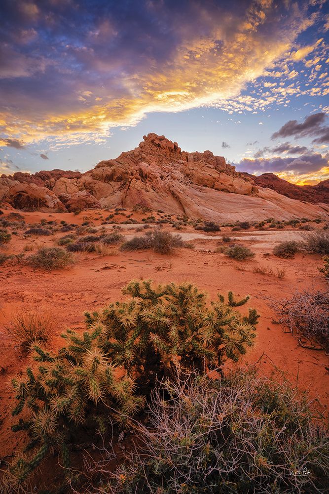 Sunset in the Valley of Fire art print by Martin Podt for $57.95 CAD