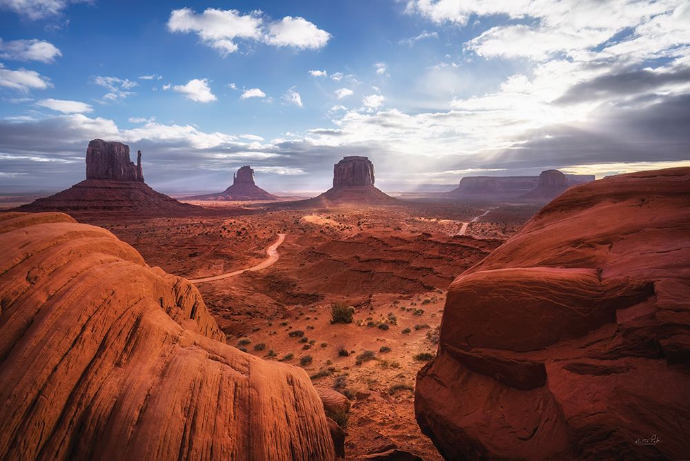 Stunning Monument Valley art print by Martin Podt for $57.95 CAD