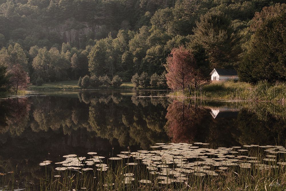 Cabin at the Lake art print by Martin Podt for $57.95 CAD