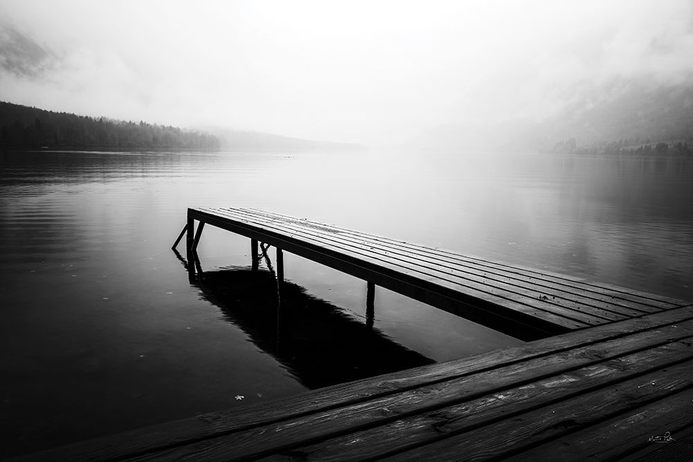 Dock in the Mist art print by Martin Podt for $57.95 CAD