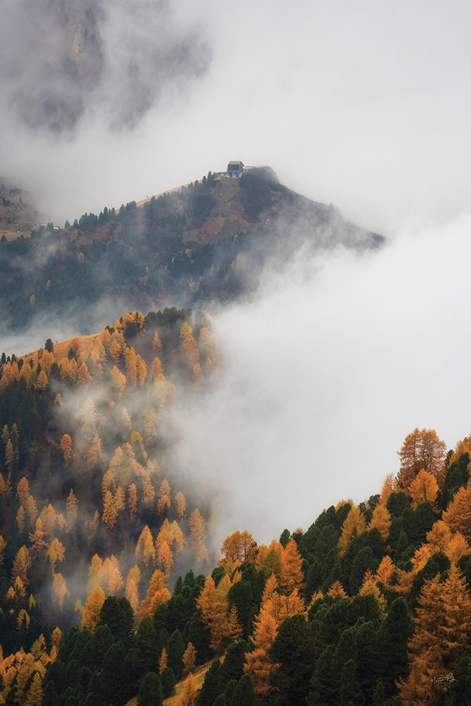 Cabin Above the Clouds art print by Martin Podt for $57.95 CAD