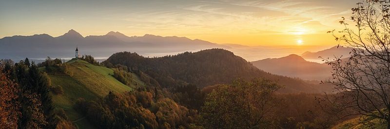 Sunrise in Slovenia art print by Martin Podt for $57.95 CAD