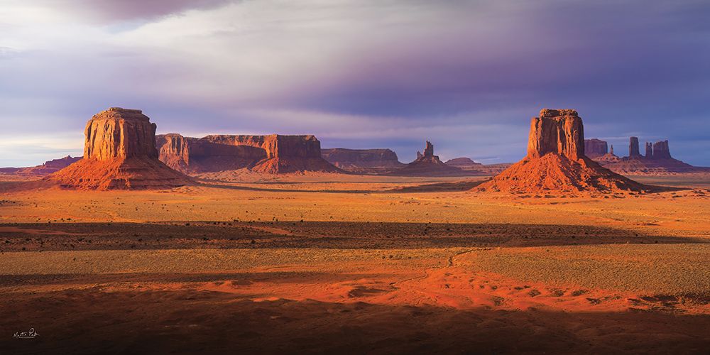 Monument Valley Panorama art print by Martin Podt for $57.95 CAD