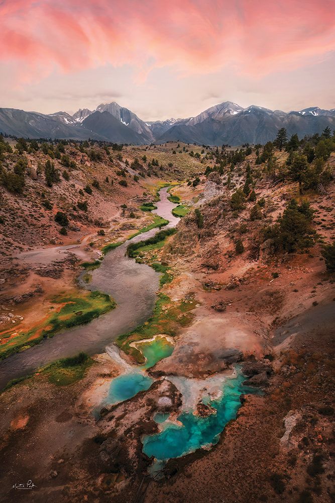 Hot Springs at Dusk art print by Martin Podt for $57.95 CAD