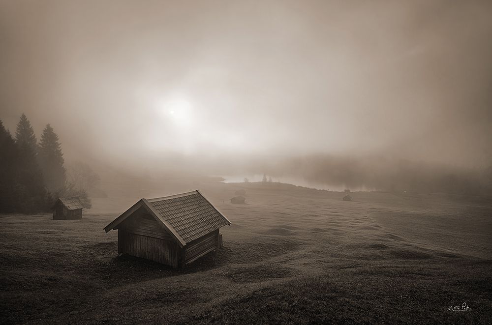 Misty Morning Sunrise art print by Martin Podt for $57.95 CAD