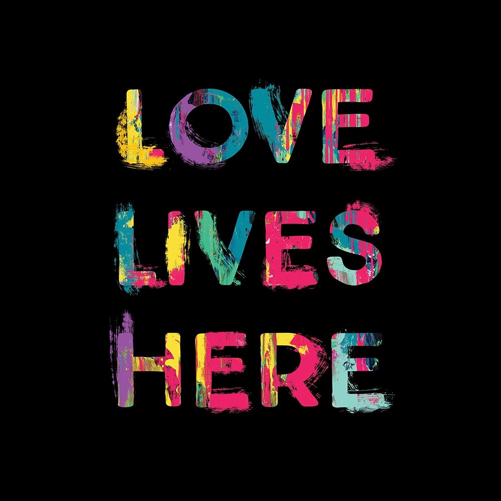 Love Lives Here art print by Masey St. Studios for $57.95 CAD