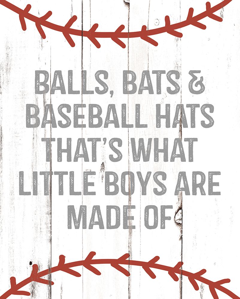Boys and Baseball art print by Masey St. Studios for $57.95 CAD