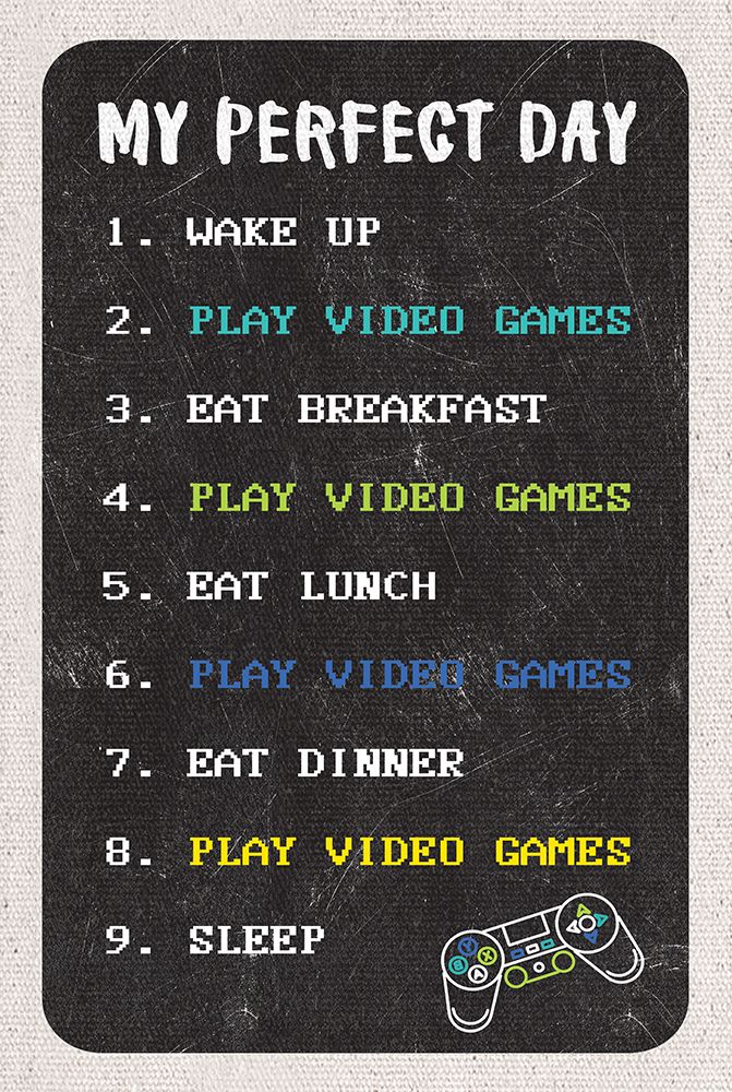 Gamers Perfect Day art print by Masey St. Studios for $57.95 CAD