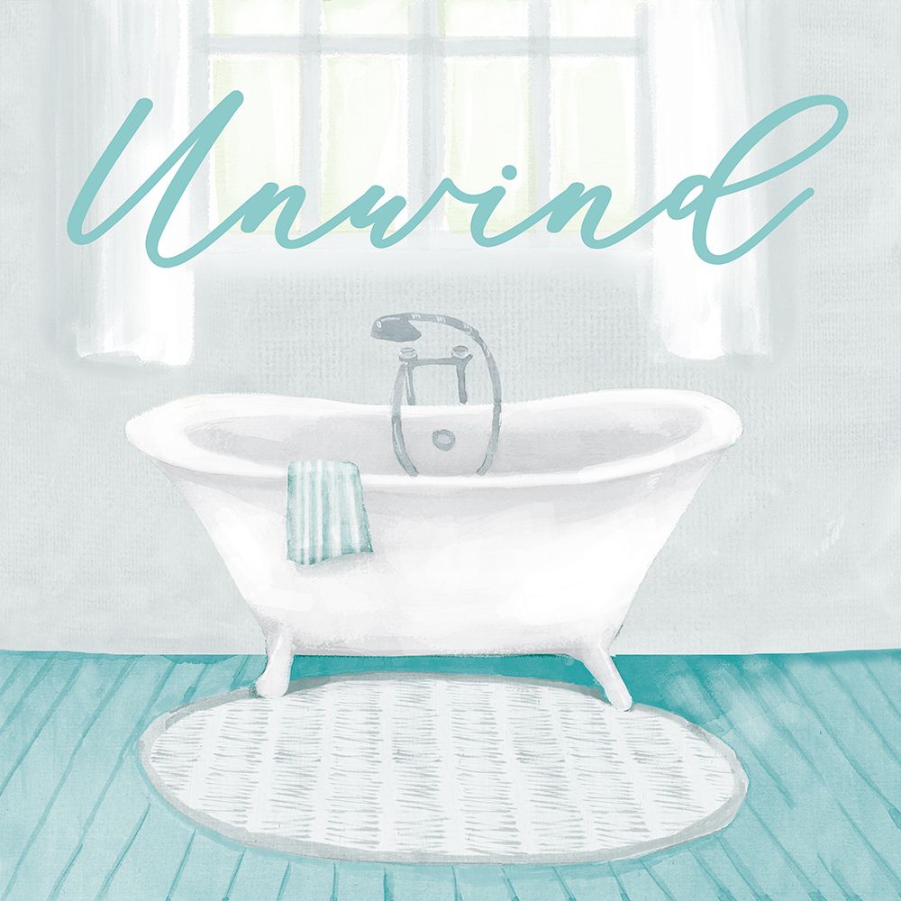 Unwind Tub art print by Masey St. Studios for $57.95 CAD