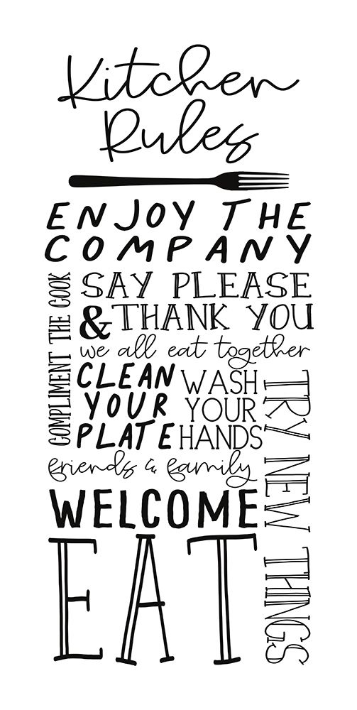 Kitchen Rules art print by Masey St. Studios for $57.95 CAD