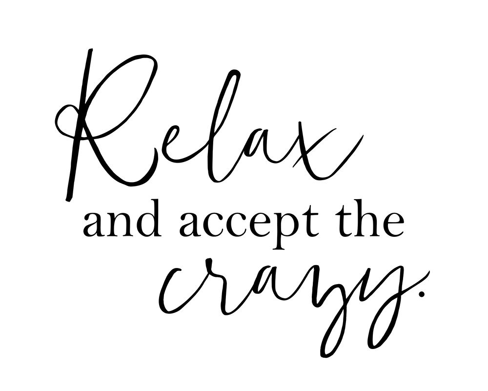 Accept the Crazy art print by Masey St. Studios for $57.95 CAD