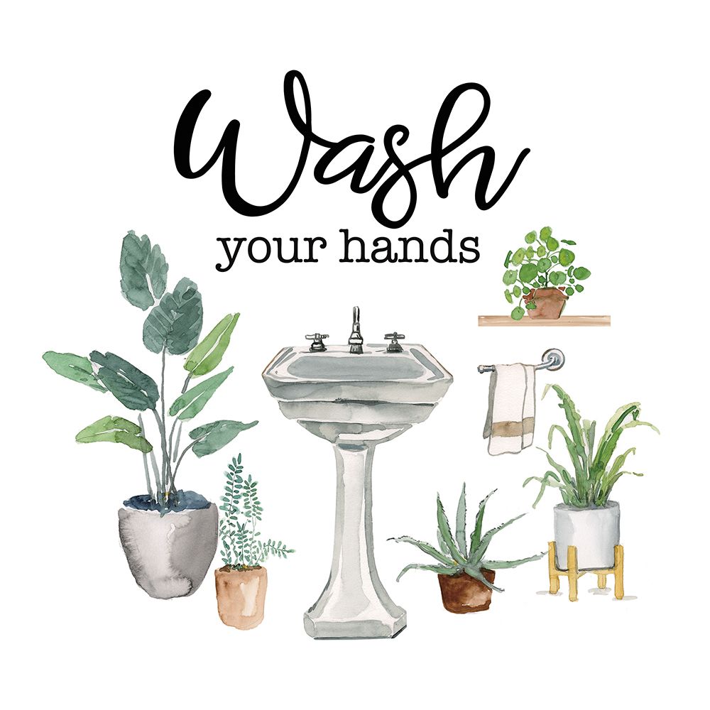 Wash Your Hands art print by Masey St. Studios for $57.95 CAD
