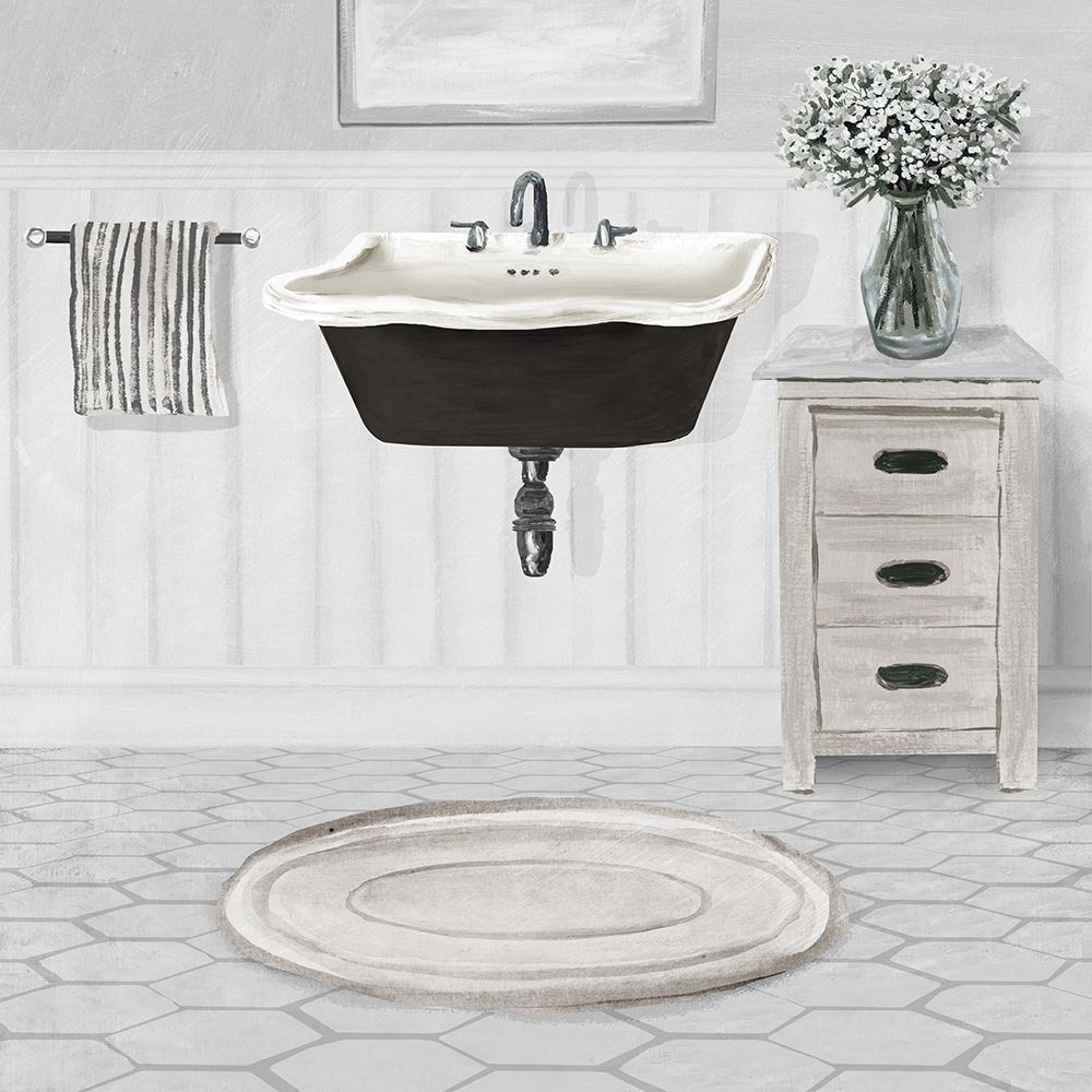 Bathroom Scene I art print by Masey St. Studios for $57.95 CAD