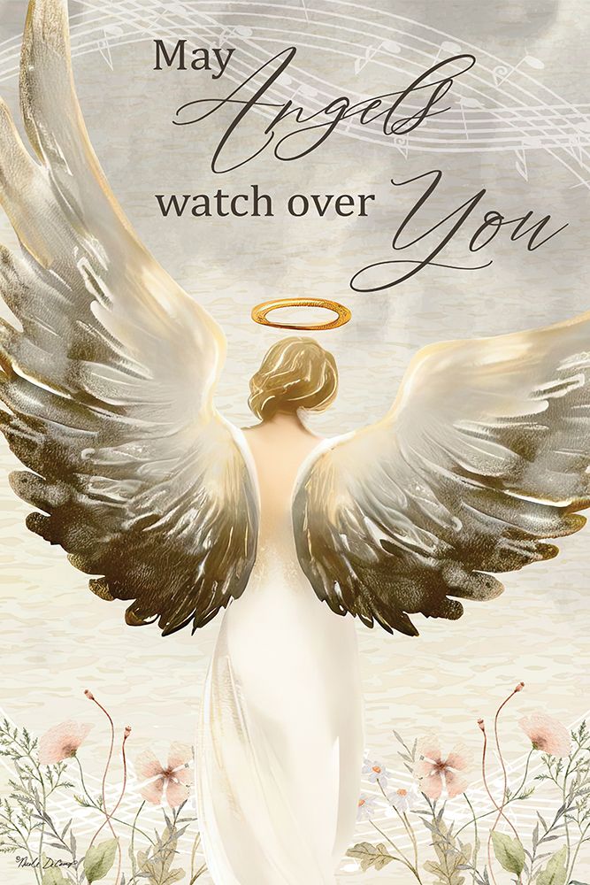 May Angels Watch Over You art print by Nicole DeCamp for $57.95 CAD