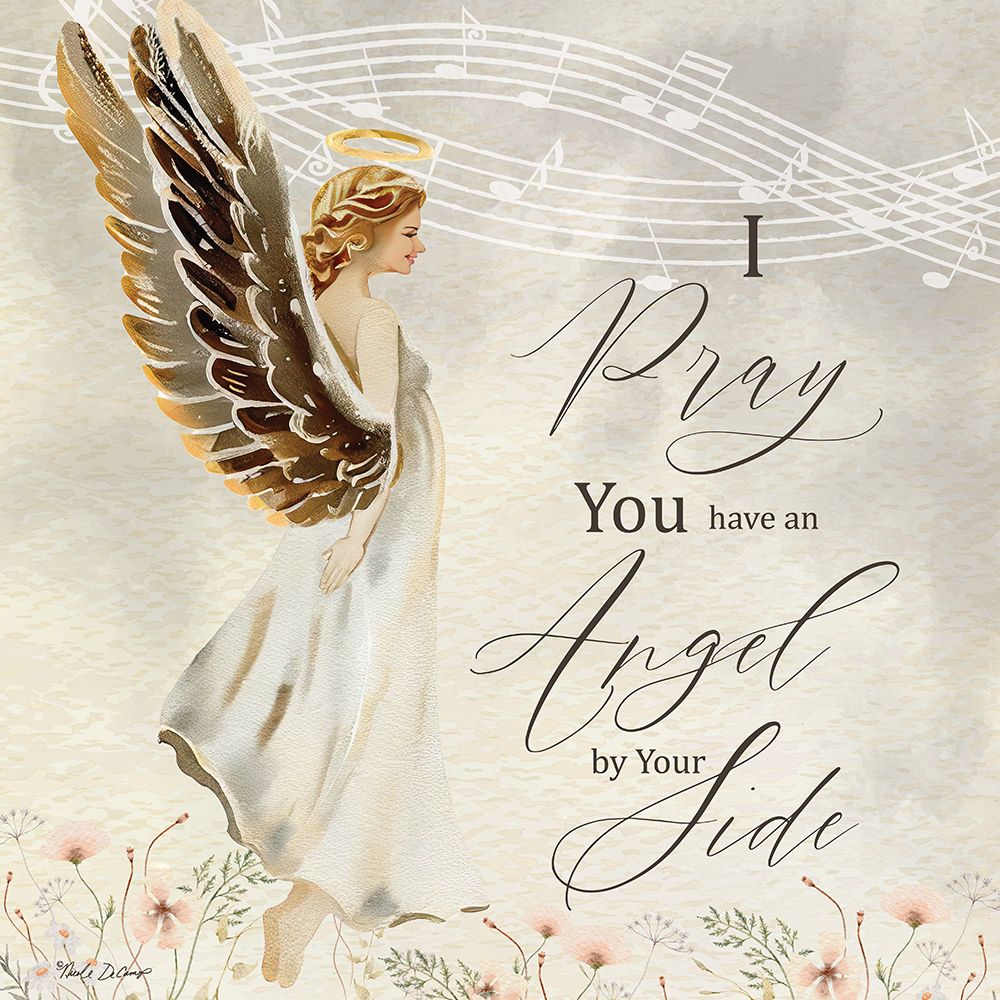Angel by Your Side I art print by Nicole DeCamp for $57.95 CAD