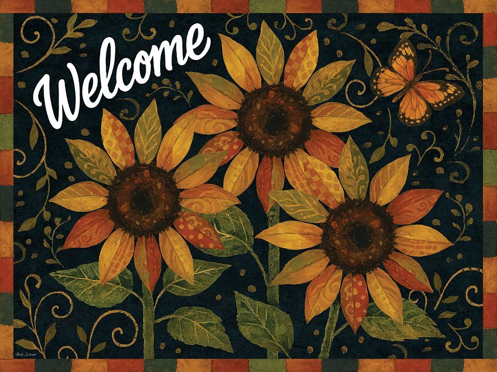 Welcome Sunflowers art print by Nicole DeCamp for $57.95 CAD