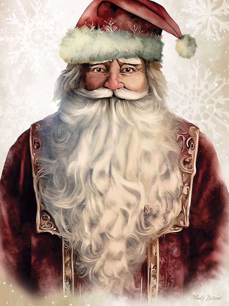Old World Santa II art print by Nicole DeCamp for $57.95 CAD