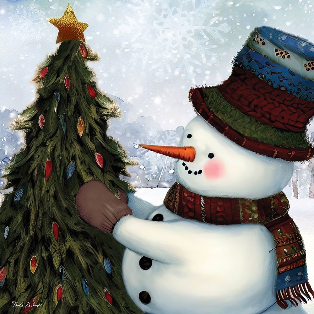 Snowflake Wishes II art print by Nicole DeCamp for $57.95 CAD